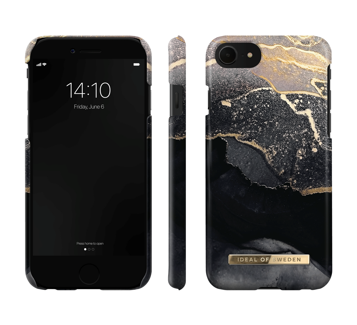 iDeal Of Sweden iPhone SE (2022/2020) / 8 / 7 Fashion Case Golden Twilight Marble