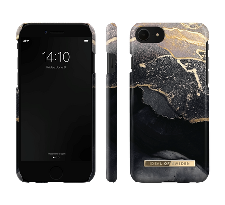 iDeal Of Sweden iPhone SE (2022/2020) / 8 / 7 Fashion Case Golden Twilight Marble