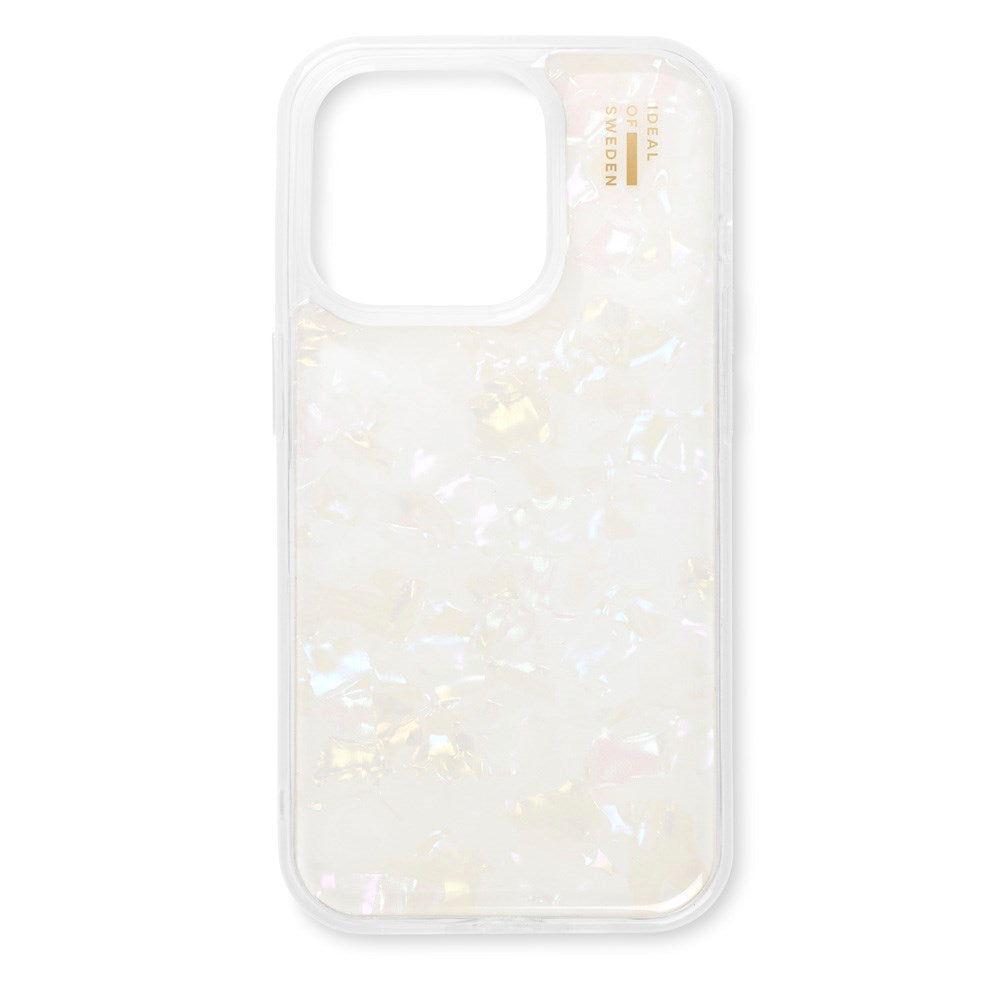 iDeal Of Sweden iPhone 15 Pearlized Cover - White