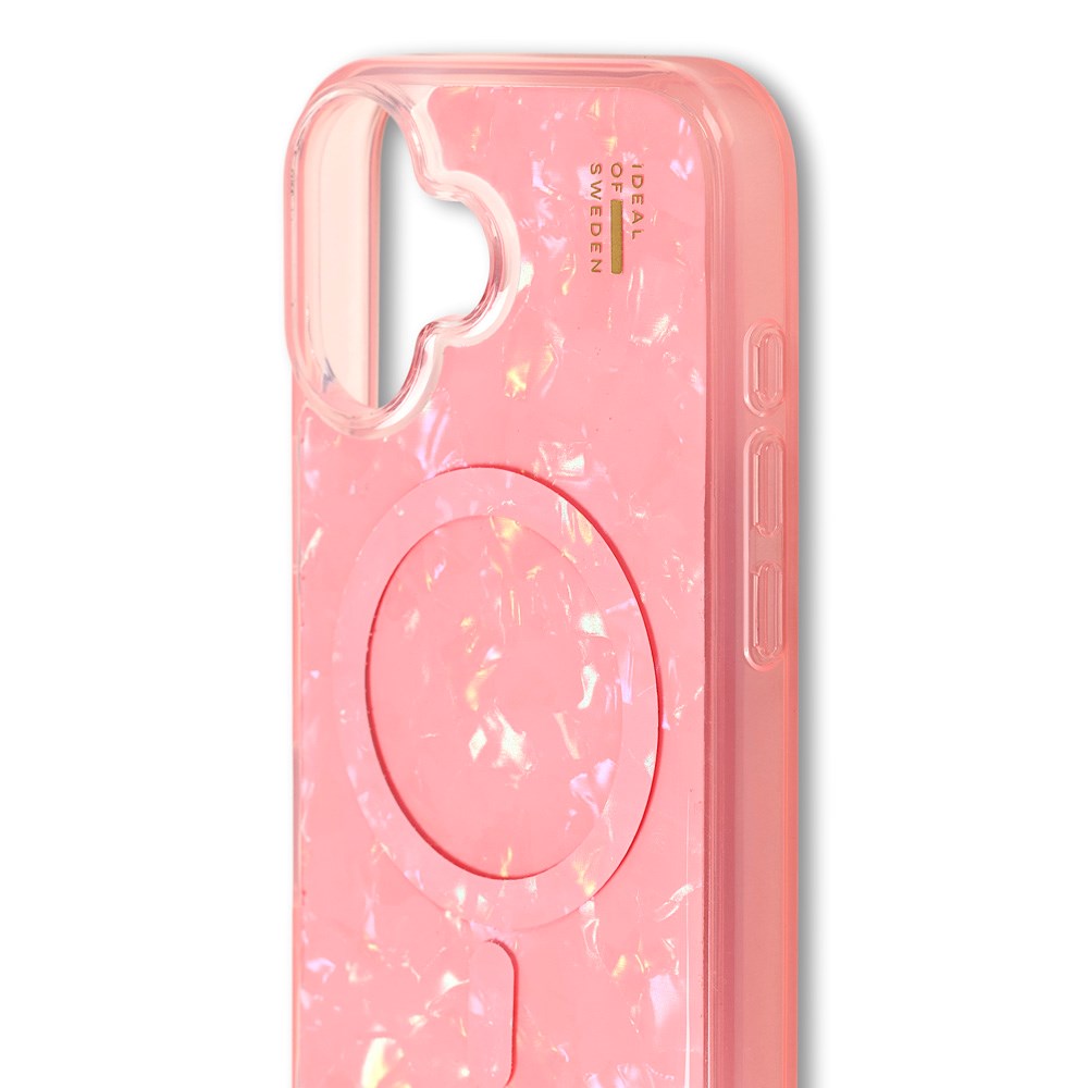 iDeal Of Sweden iPhone 16 Pearlized Cover - MagSafe Kompatibel - Pink