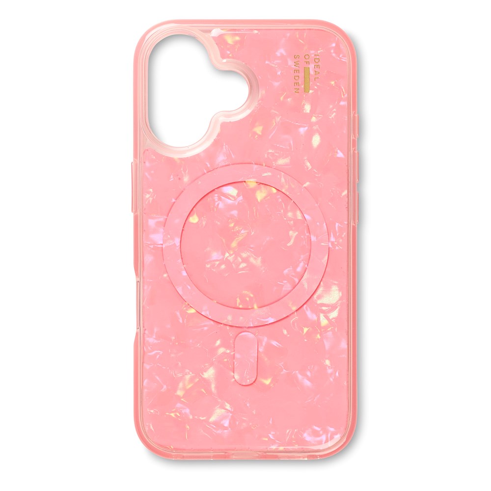 iDeal Of Sweden iPhone 16 Pearlized Cover - MagSafe Kompatibel - Pink
