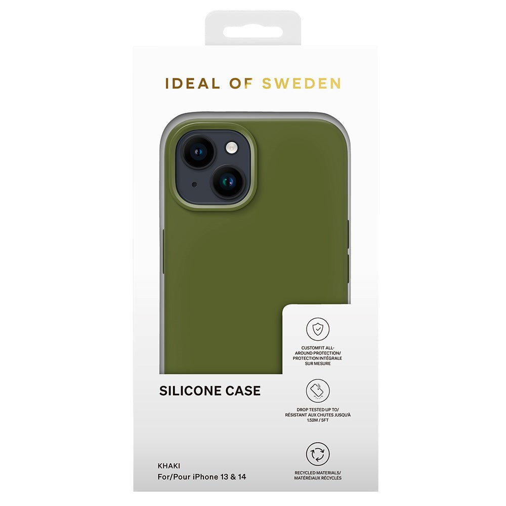 iDeal Of Sweden Silikone Cover til iPhone 14 / 13 - Khaki