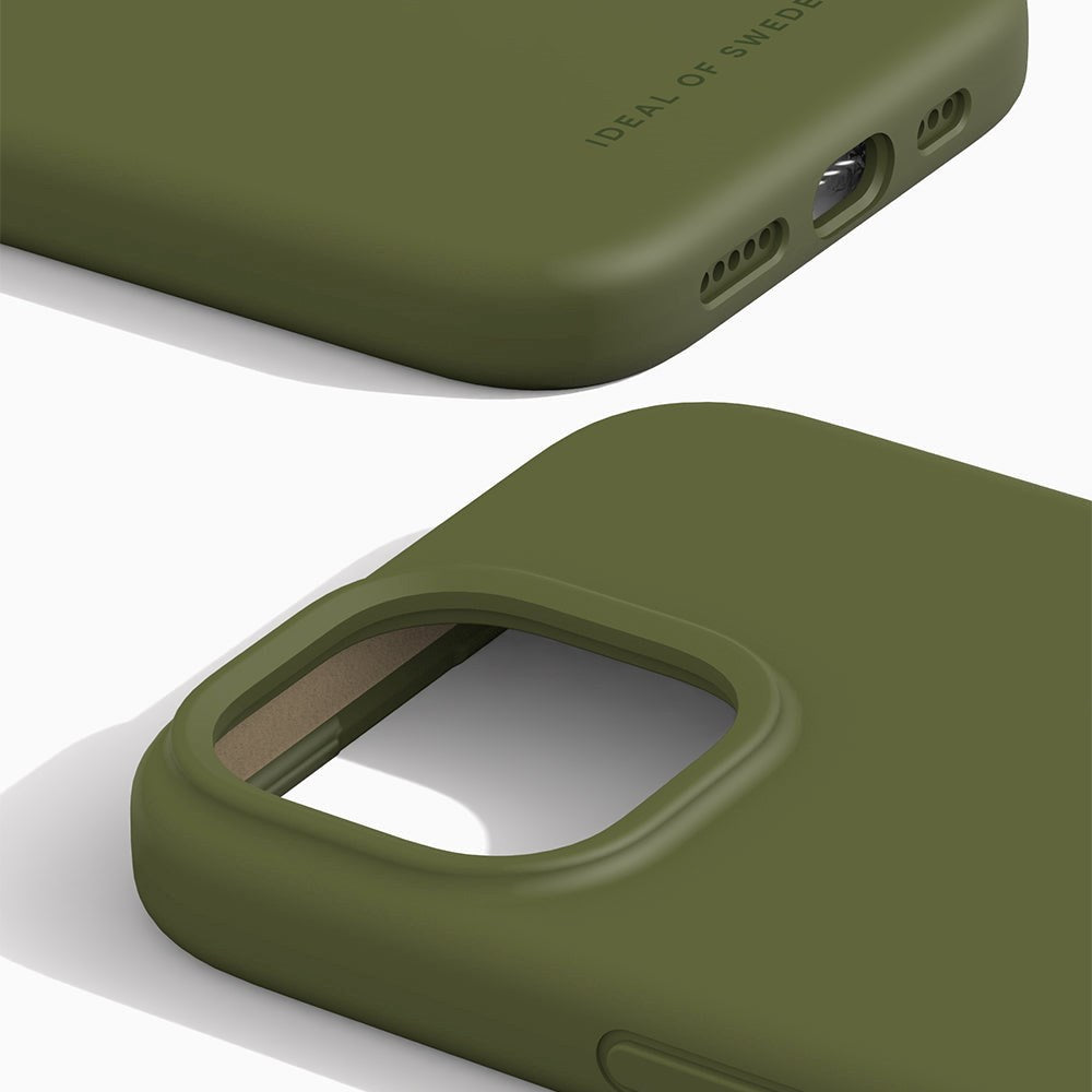 iDeal Of Sweden Silikone Cover til iPhone 15 - Khaki