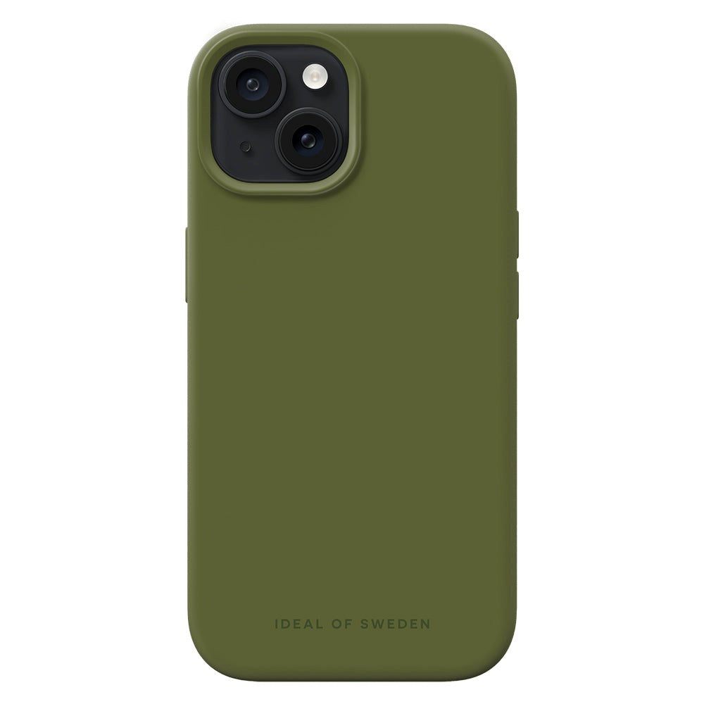 iDeal Of Sweden Silikone Cover til iPhone 15 - Khaki