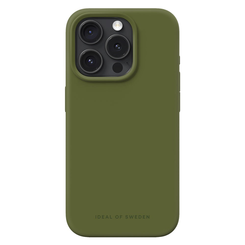 iDeal Of Sweden Silikone Cover til iPhone 15 Pro - Khaki