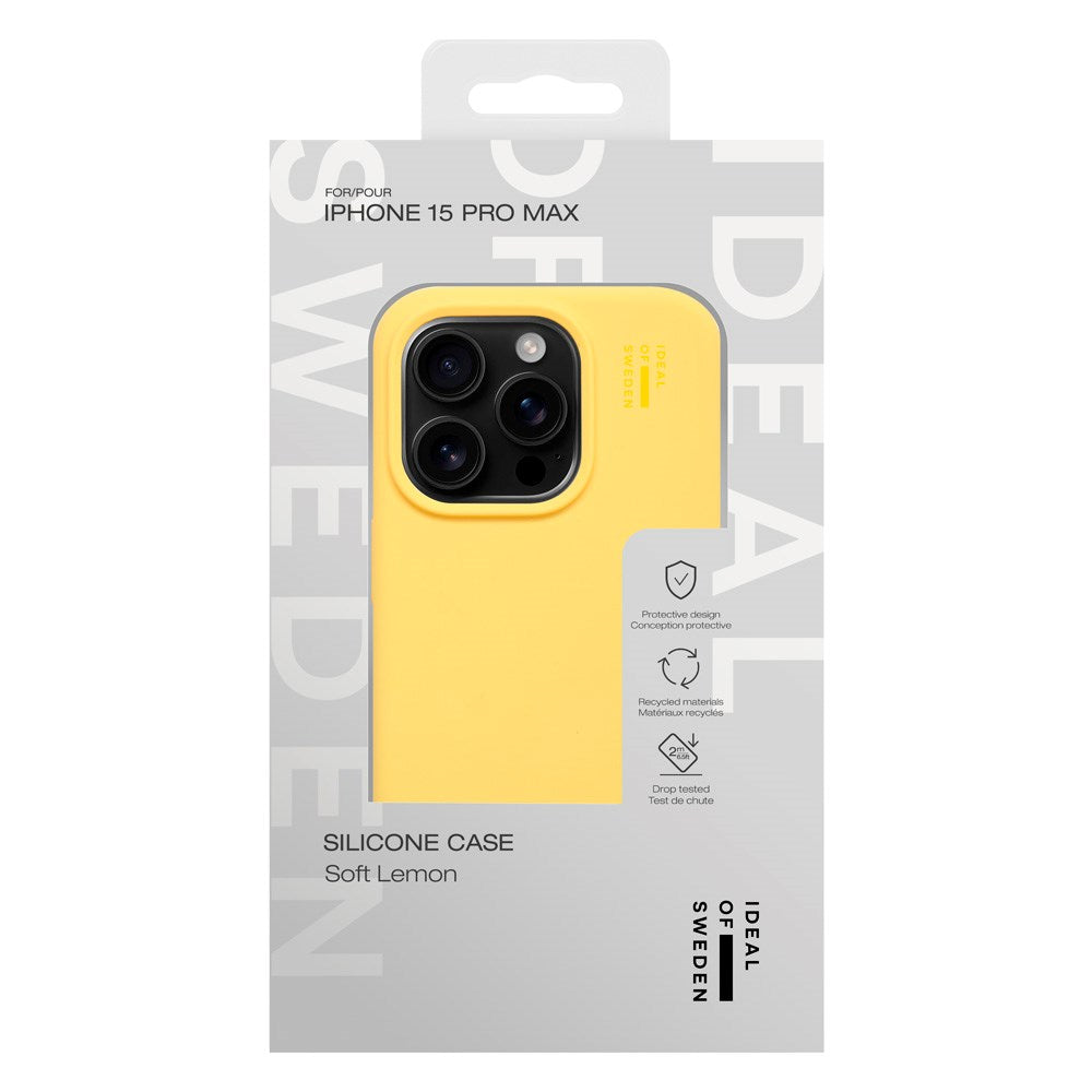 iDeal Of Sweden iPhone 15 Pro Max Silikone Cover - Soft Lemon