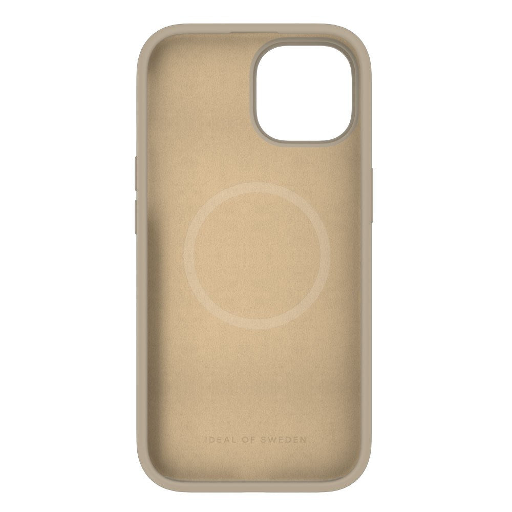 iDeal Of Sweden Silicone Cover til iPhone 16e / 15 / 14 / 13 - MagSafe Kompatibelt - Beige