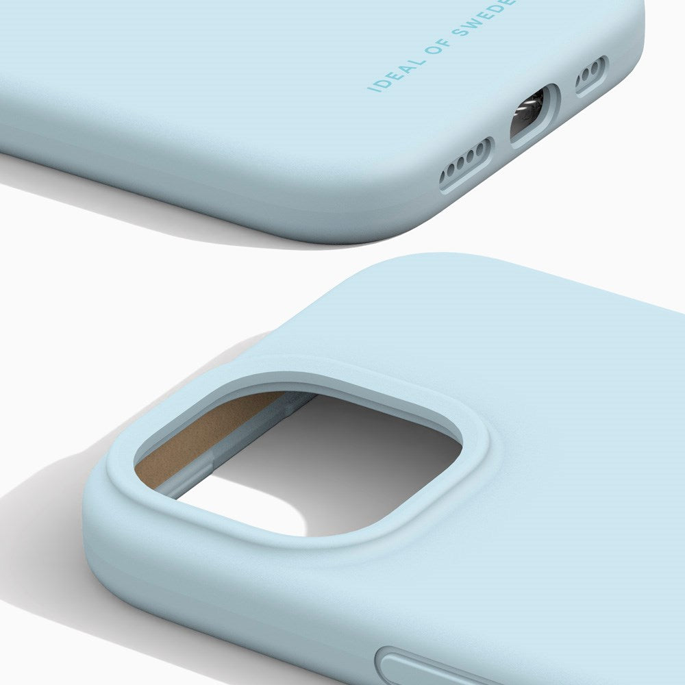 iDeal Of Sweden Silicone Cover til iPhone 16e / 15 / 14 / 13 - Light Blue