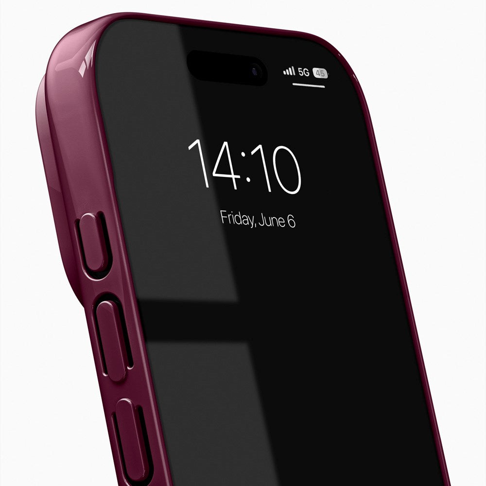 iPhone 17 Pro Max iDeal of Sweden Slim Cover - MagSafe Kompatibel - Glossy Cherry