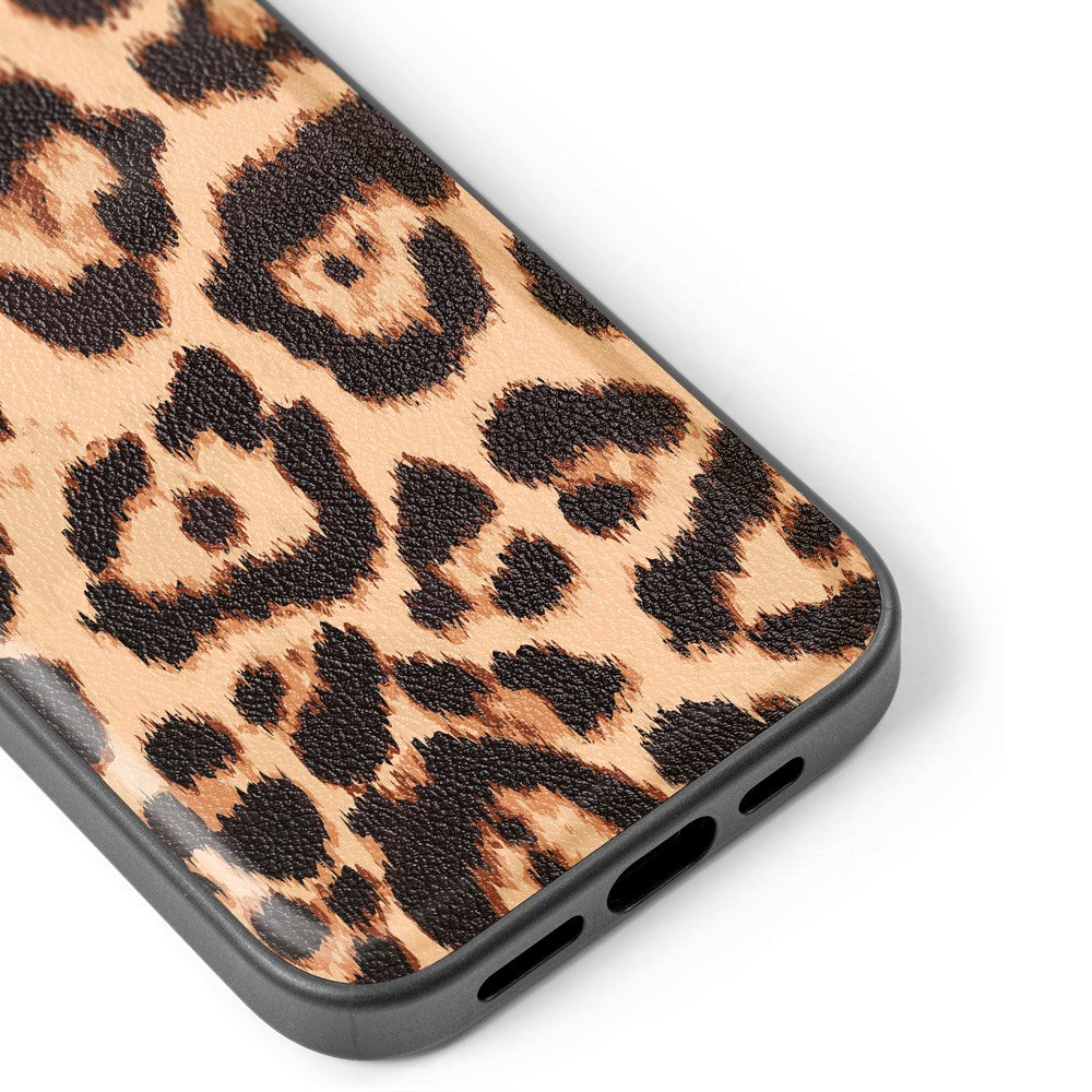 iPhone 16e / 15 / 14 / 13 iDeal Of Sweden Vegan Leather Cover - Timeless Leo