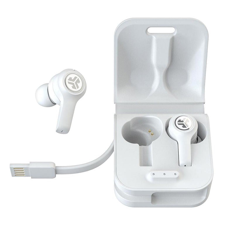 JLab JBuds Air Executive True Wireless Høretelefoner - In-Ear – Hvid