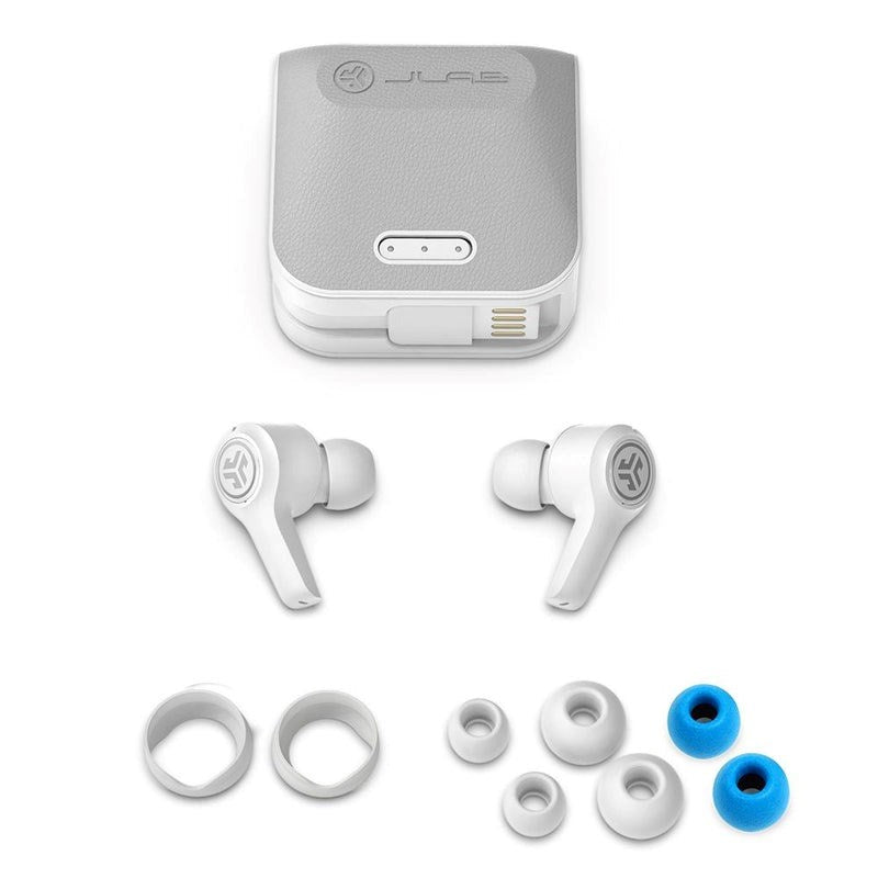 JLab JBuds Air Executive True Wireless Høretelefoner - In-Ear – Hvid