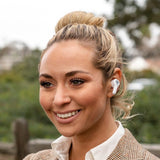 JLab JBuds Air Executive True Wireless Høretelefoner - In-Ear – Hvid