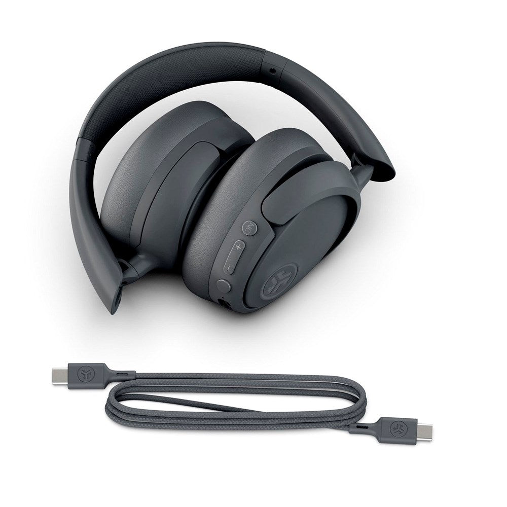 JLab - JBuds Lux ANC - Over-Ear - Trådløse Hovedtelefoner - Graphite