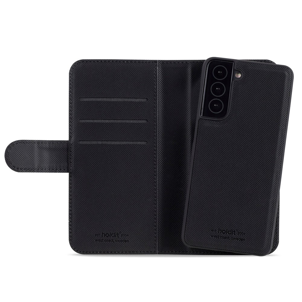 Holdit Samsung Galaxy S22 Wallet Magnet Flip Cover - Sort