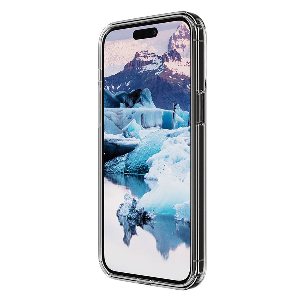 dbramante1928 iPhone 15 Pro Iceland Pro Case - 100% Genbrugsplast - MagSafe Kompatibel - Gennemsigtig