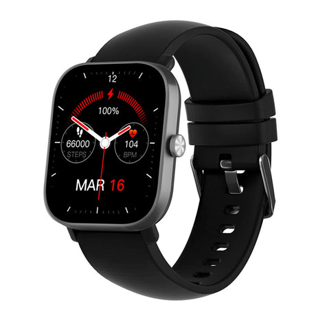 Smartwatch m. Skridttæller - Sinox Lifestyle Square - Sort