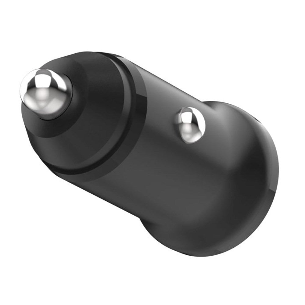 Fixed PD 20W Biloplader - USB-C & USB-A - Sort