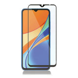 Xiaomi Redmi 9A / 9C PANZER Premium Full Fit - Hærdet Glas - Sort Ramme