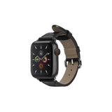 Native Union Apple Watch (38/40/SE/41/42mm) Classic Ægte Læder Rem - Sort