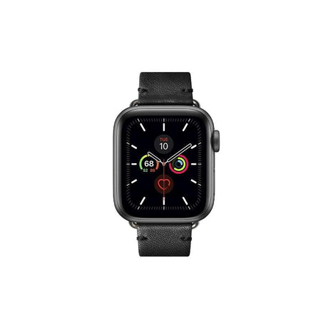 Native Union Apple Watch (38/40/SE/41/42mm) Classic Ægte Læder Rem - Sort