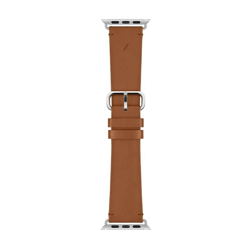 Native Union Apple Watch (42/44/SE/45/46/49mm) Classic Ægte Læder Rem - Brun