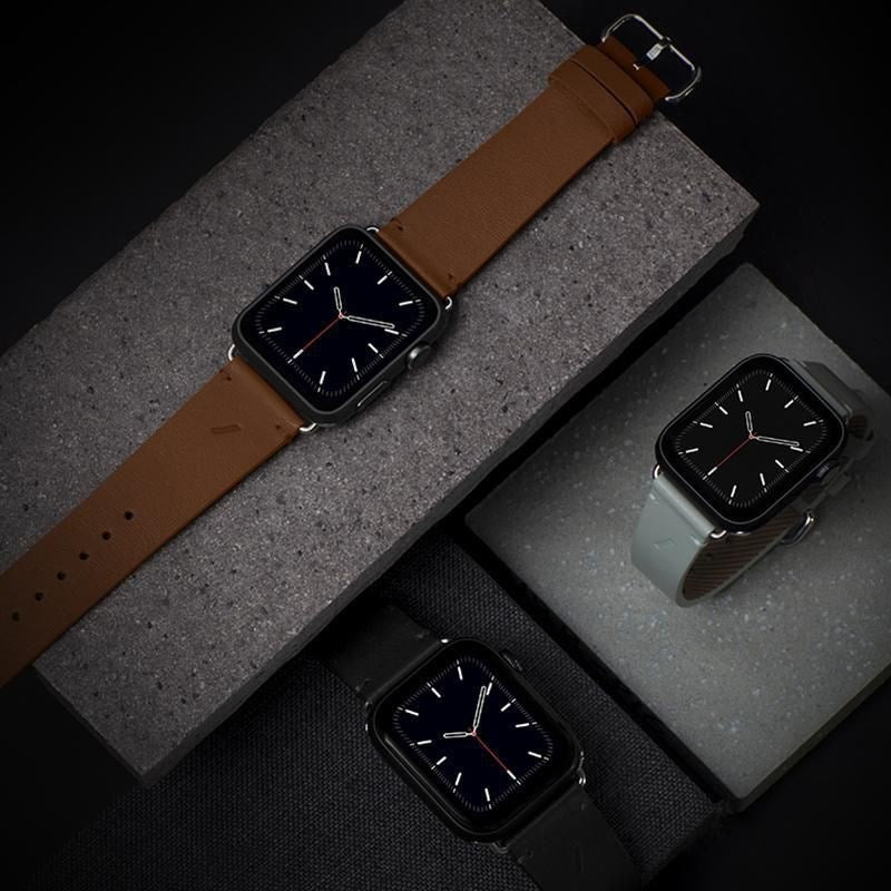 Native Union Apple Watch (42/44/SE/45/46/49mm) Classic Ægte Læder Rem - Brun