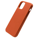 iPhone 13 Puro Sky Leather Look Bagside Cover - Orange