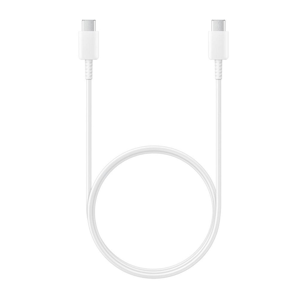 Original Samsung 3A USB-C til USB-C Kabel 25W (EP-DA705BWE) - 1m - Hvid