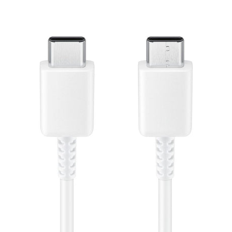 Original Samsung 3A USB-C til USB-C Kabel 25W (EP-DA705BWE) - 1m - Hvid