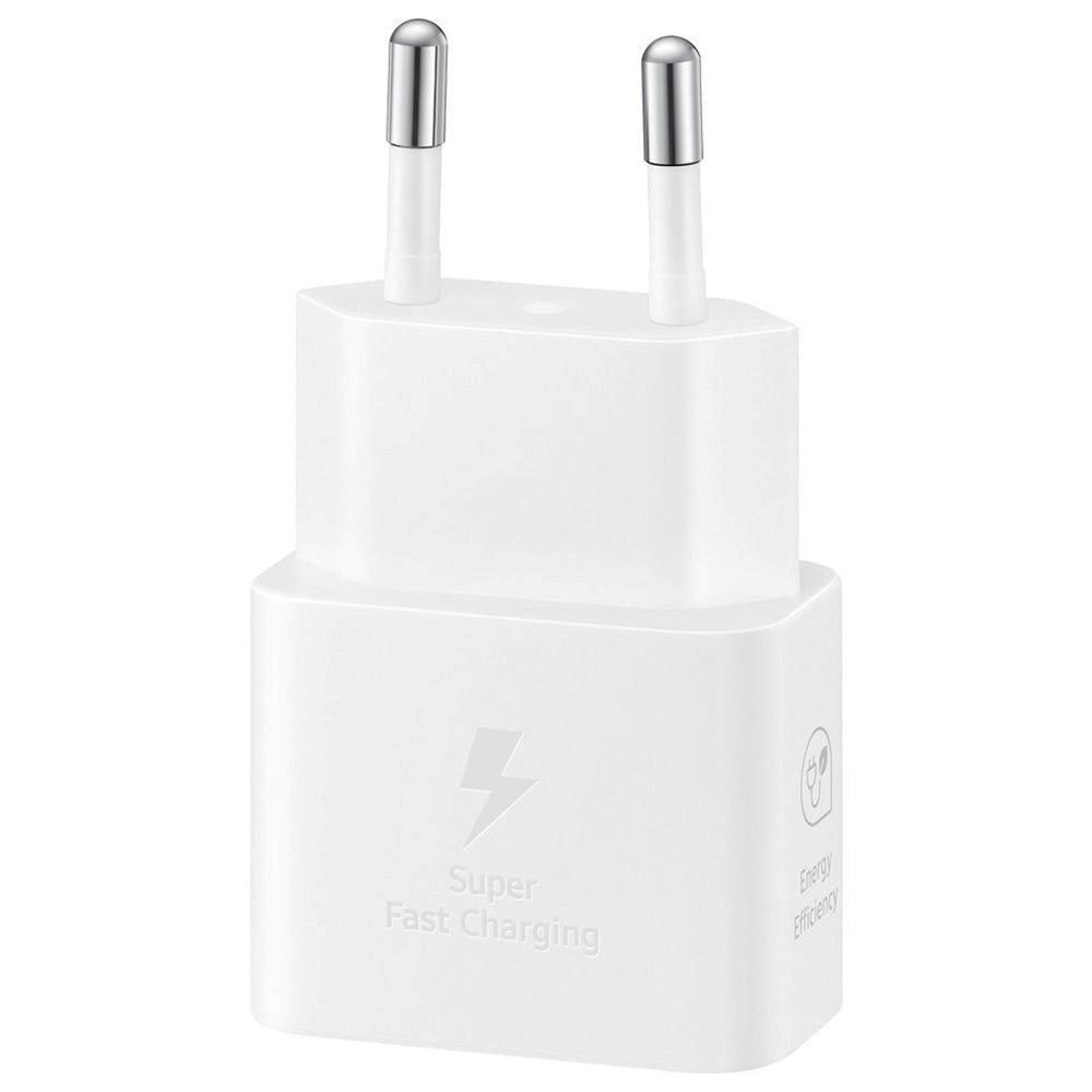 Original Samsung Super Fast Charge 25W USB-C GaN Power Adapter - Hvid