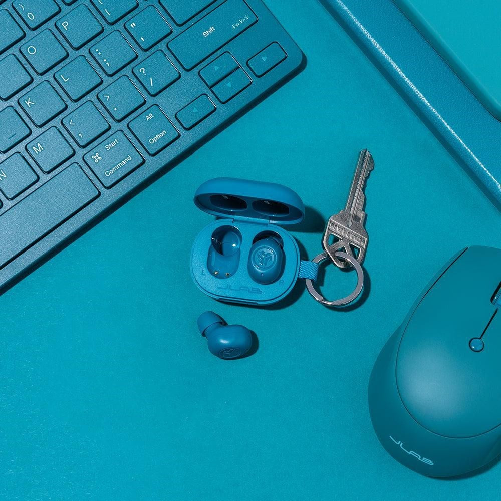 JLab JBuds Mini True Wireless In-Ear EarBuds - Aqua