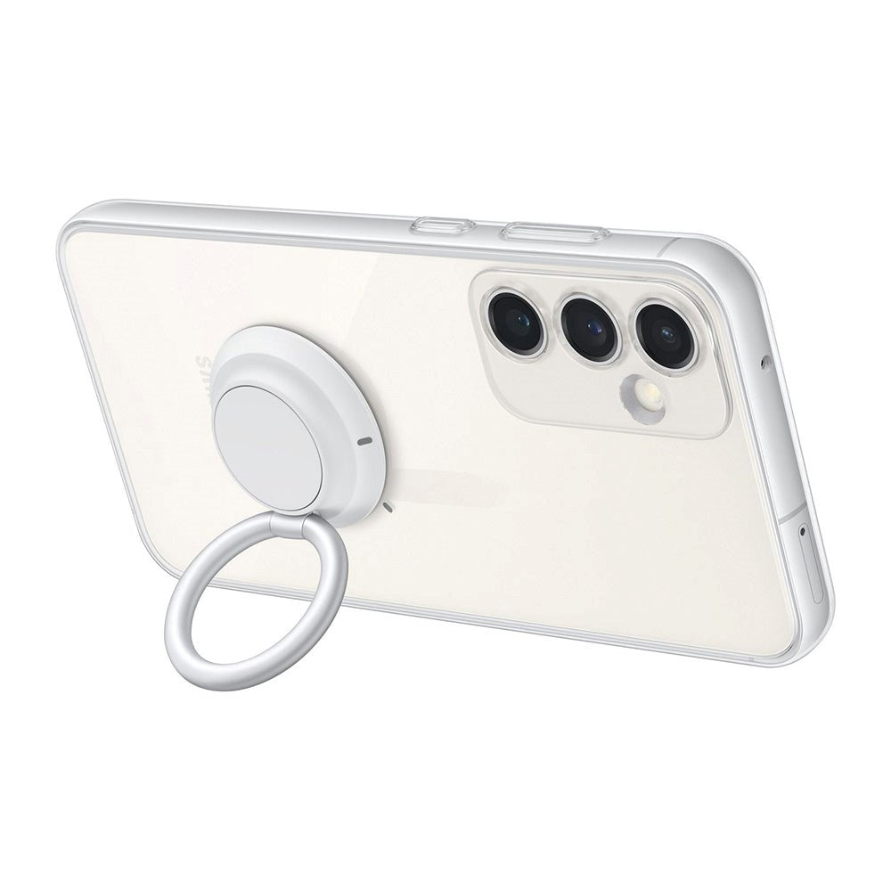 Original Samsung Galaxy S23 FE Clear Gadget Mobil Cover m. Kickstand (EF-XS711CTEGWW) - Gennemsigtig