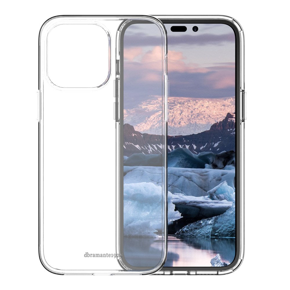 dbramante1928 iPhone 14 Pro Max Iceland Pro Case - 100% Genbrugsplast - Gennemsigtig