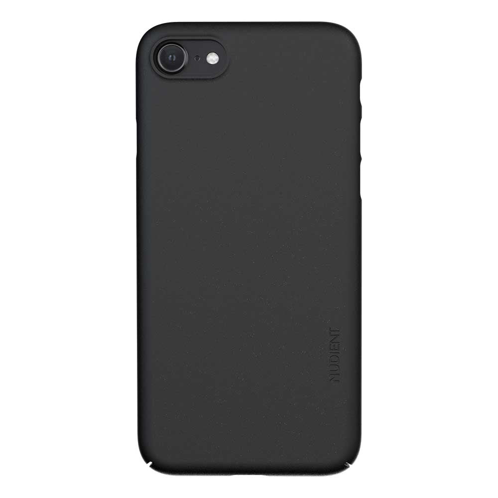 Nudient Thin Case V2 iPhone SE (2022 / 2020) / 8 / 7 Bagside Cover - Ink Black
