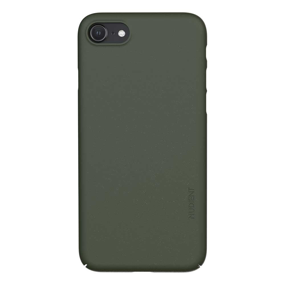 Nudient Thin Case V2 iPhone SE (2022/2020) / 8 / 7 Bagside Cover - Pine Green