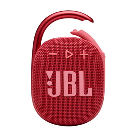 JBL CLIP 4 Bluetooth Højtaler Støv- og Vandtæt m. Karabinhage - Rød