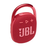 JBL CLIP 4 Bluetooth Højtaler Støv- og Vandtæt m. Karabinhage - Rød