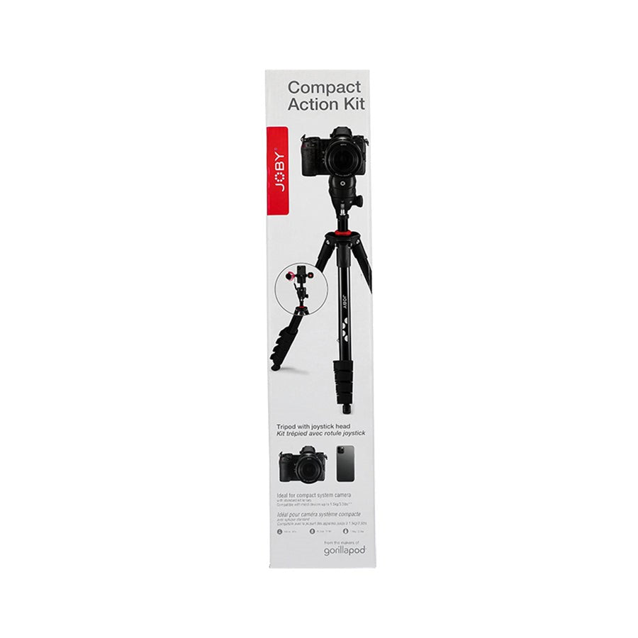 JOBY Compact Action Kit - Tripod Stativkit til Mobil & Kamera - Sort