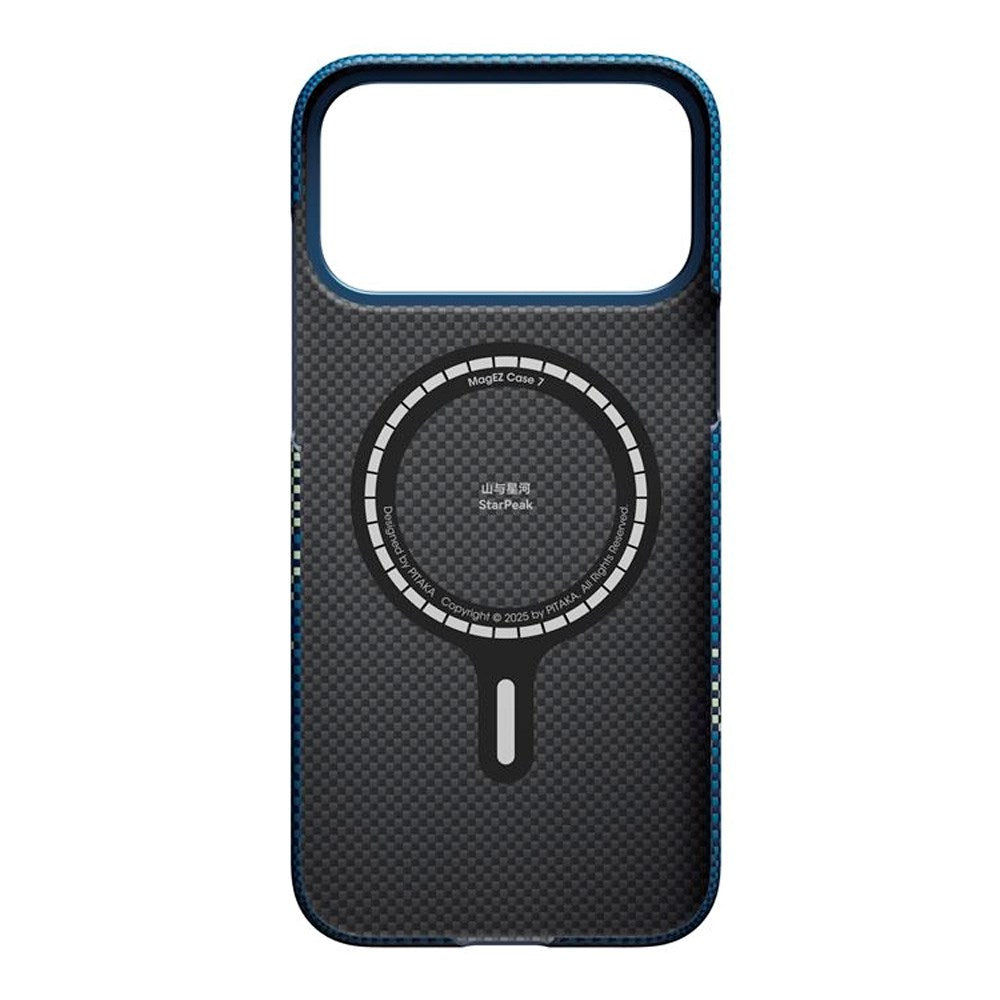 PITAKA iPhone 17 Pro Ultra Slim Bagside Cover - MagSafe Kompatibel - Milky Way Galaxy