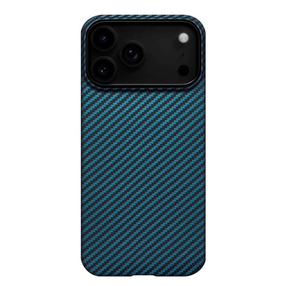 PITAKA iPhone 17 Pro Ultra Slim Bagside Cover - MagSafe Kompatibel - Blue / Grey - (DEMO)