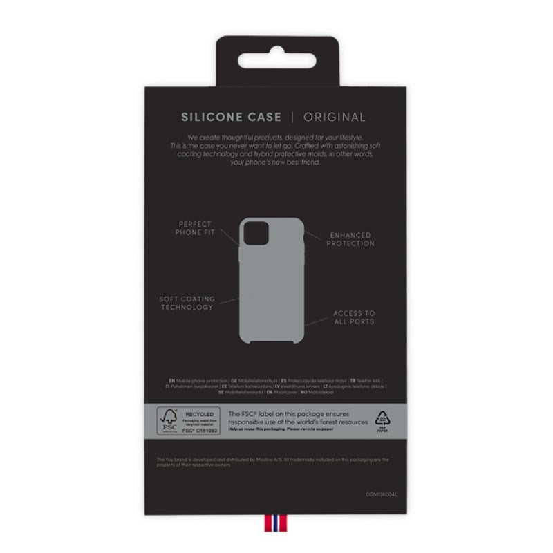 Samsung Galaxy S23+ (Plus) Key Silikone Bagside Cover - Antibakteriel - Sort