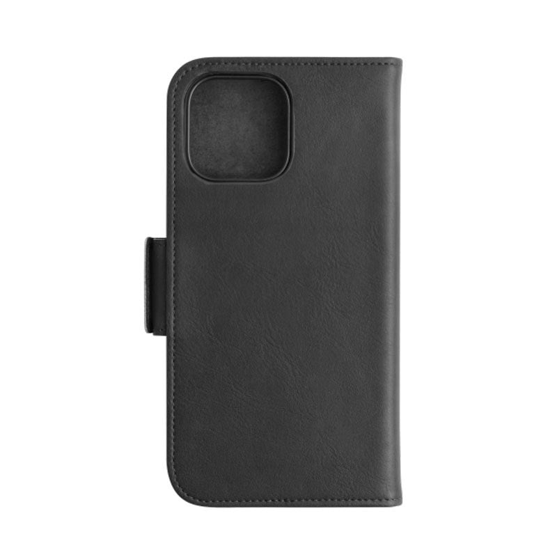 iPhone 13 Pro Max Key Nordfjord Slim Wallet Læder Cover m. Pung - Sort