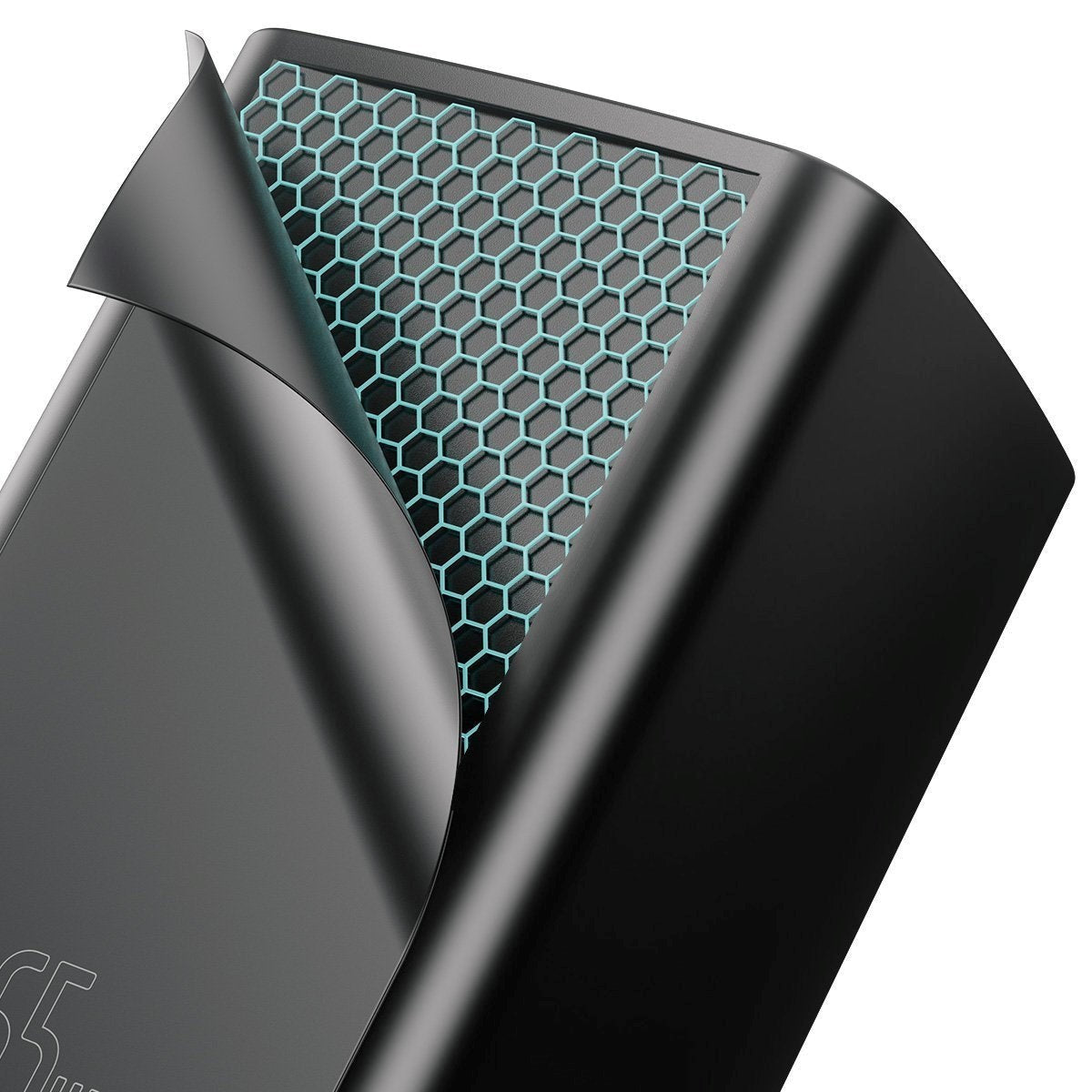 Baseus 65W GaN² PD Vægoplader USB-C & USB-A - Sort