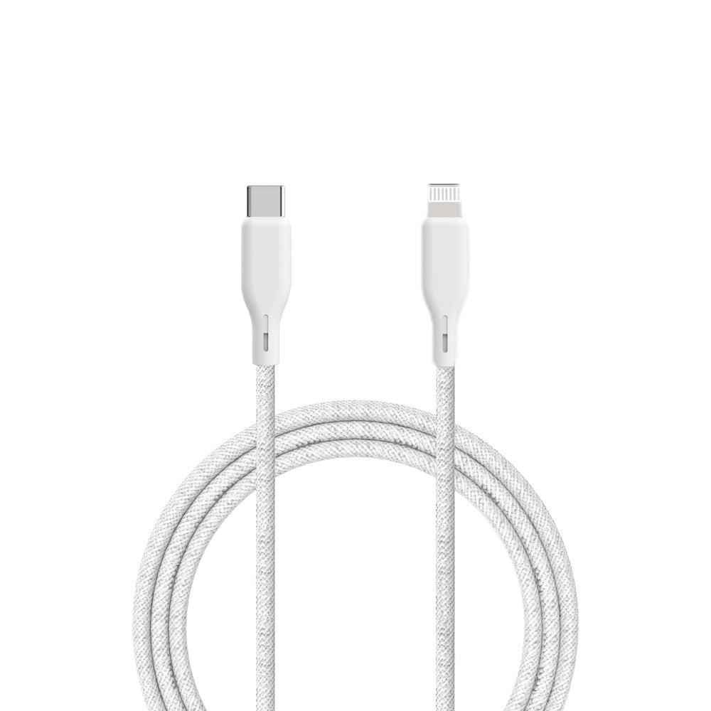 ËSSENTIALS by Upström 27W USB-C til MFI Lightning Kabel - 2.5m - Hvid