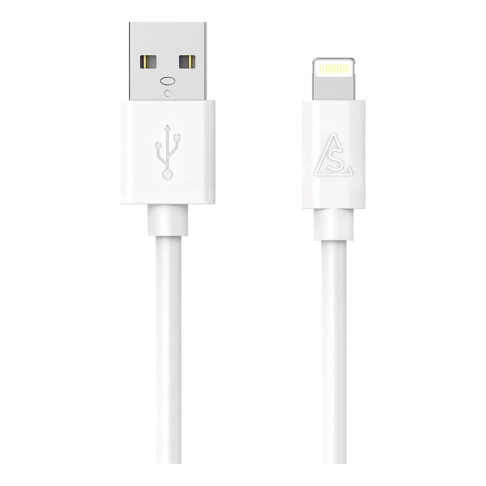 Smartline USB-A til Lightning Kabel 3m. - Hvid