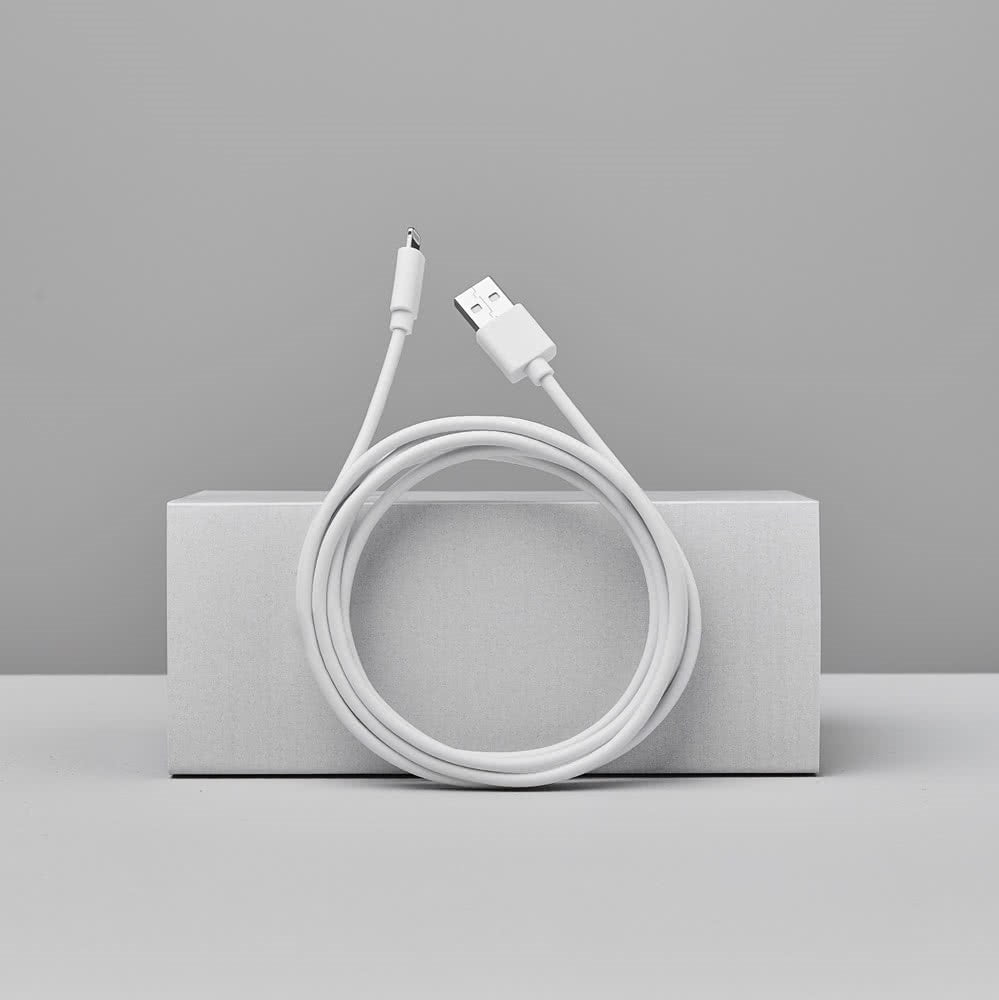 Smartline USB-A til Lightning Kabel 3m. - Hvid