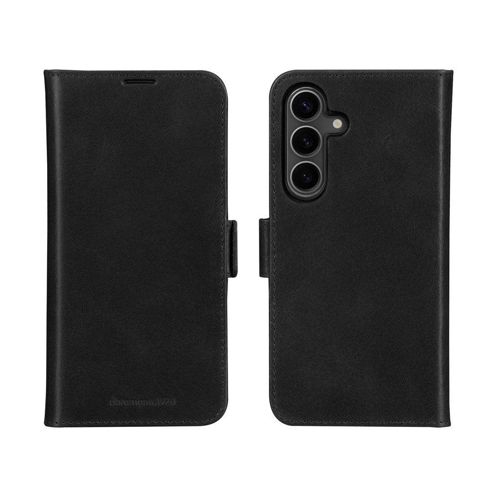 Samsung Galaxy A56 (5G) - dbramante1928 Lynge - Ægte Læder 2-i-1 Flip Cover - Black