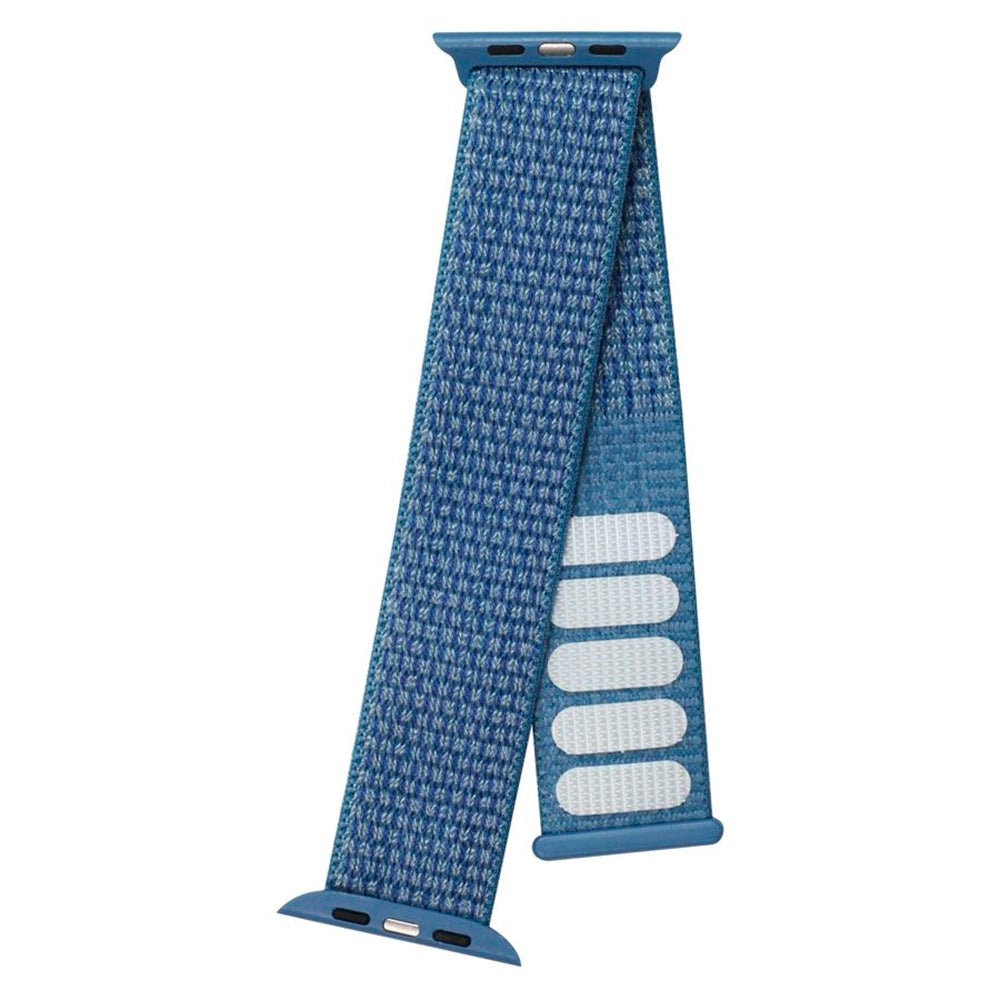 Apple Watch (42/44/SE/45/46/49mm) Nylon Rem Lippa - Blå