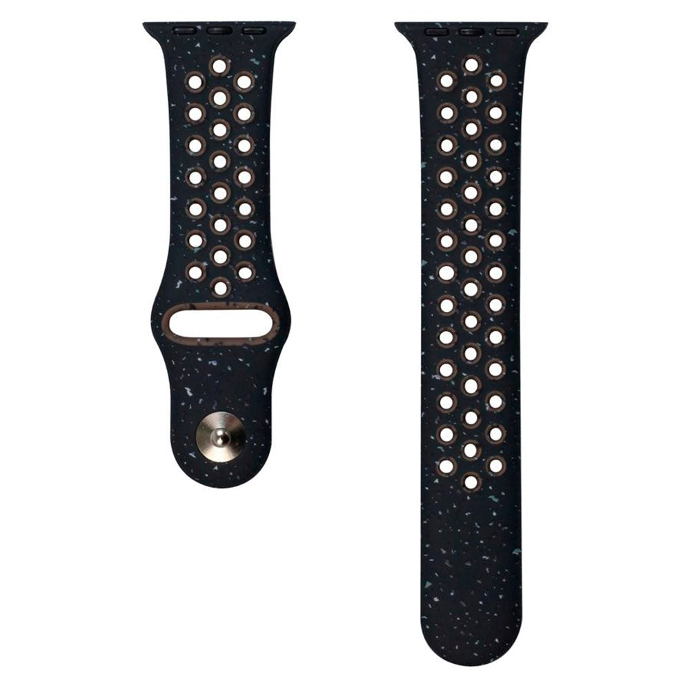 Apple Watch Silikonerem (42/44/SE/45/46/49mm) Lippa FLOUR - Sort